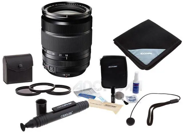 Main image of Fujifilm XF 18-135mm f/3.5-5.6 R LM OIS WR Lens, Bundle with ProOptic 67mm Filter Kit, Cleaning Kit, Lens Wrap, Lens Cap Tether, Lens Cleaner