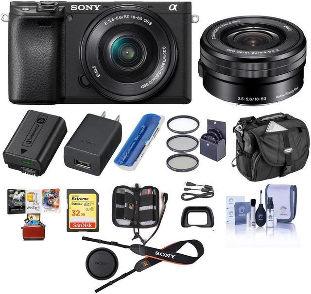 Sony Alpha a6400 Mirrorless Digital Camera with 16-50mm Lens 