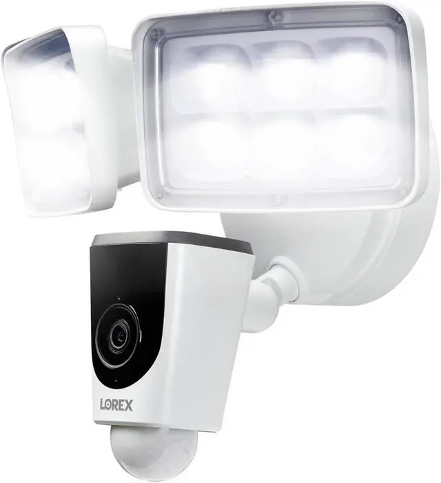 Alt view image 4 of 20 - Lorex V261LCD-E 2MP 1080p 2-Way Audio Indoor/Outdoor Wi-Fi Floodlight Camera