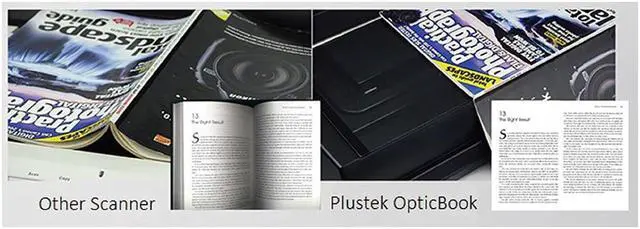 Alt view image 10 of 14 - Plustek OpticBook A300 Plus Flatbed Scanner - 600 dpi Optical - USB