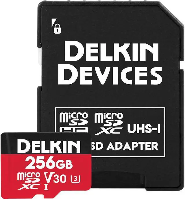 Alt view image 4 of 6 - delkin devices 256gb select microsdxc uhsi u3/v30 memory card ddmsdr500256