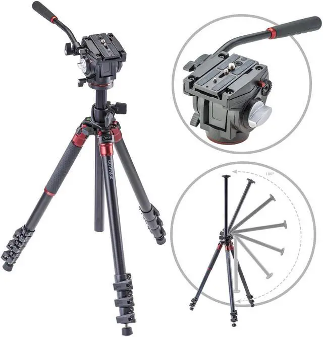 Alt view image 2 of 8 - 3Pod Orbit Tripod with Fluid Video Head
