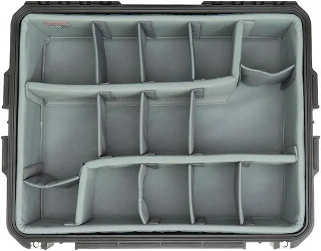 Alt view image 3 of 4 - skb cases 3i-2217-8dt iseries professional camera case, black/gray