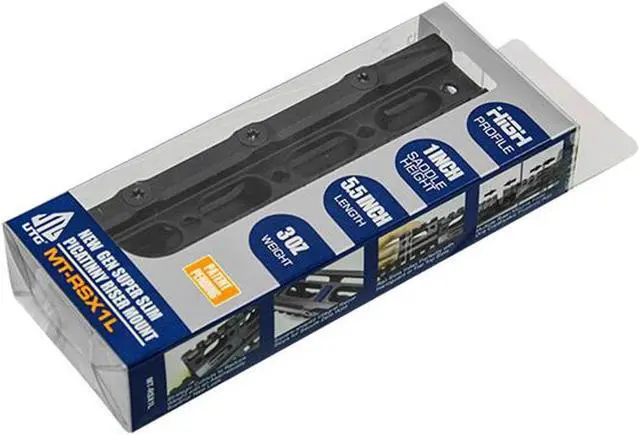 Alt view image 3 of 5 - LEAPERS, INC. - UTG MT-RSX1L UTG 1 SPR SLM PICT RISER MNT 13 SLT