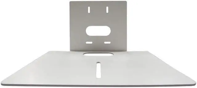 Alt view image 2 of 8 - HuddleCamHD Large Universal Wall Mount Bracket for Footprint Cameras, White