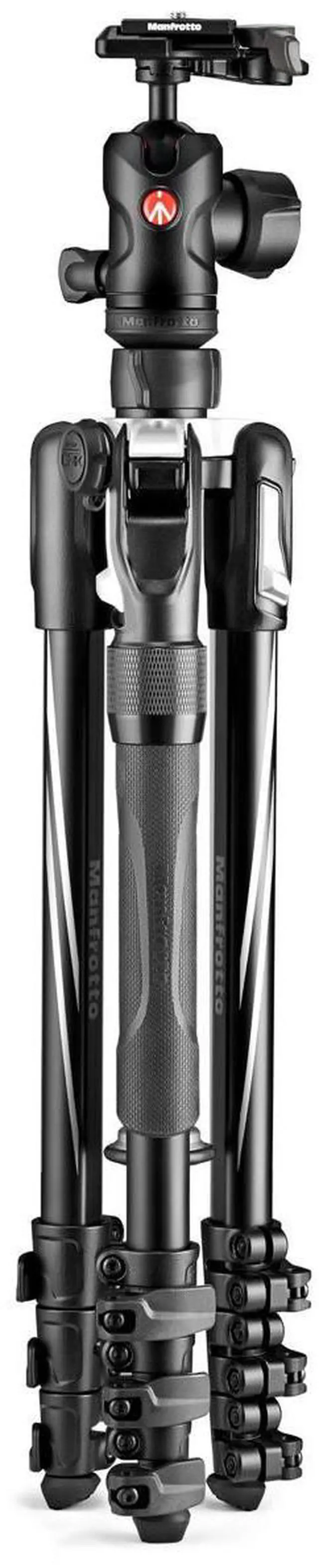 Alt view image 3 of 17 - Manfrotto Befree 2N1 Aluminium Tripod/Monopod, 494 Ball Head, Lever Locks, Black
