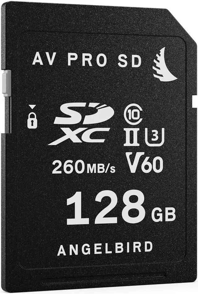 Alt view image 4 of 6 - Angelbird AV PRO SD Card MK2 - V60-128 GB - SDXC UHS-II - SD Card - for 4K - Photo and Video