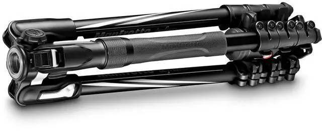 Alt view image 14 of 17 - Manfrotto Befree 2N1 Aluminium Tripod/Monopod, 494 Ball Head, Lever Locks, Black