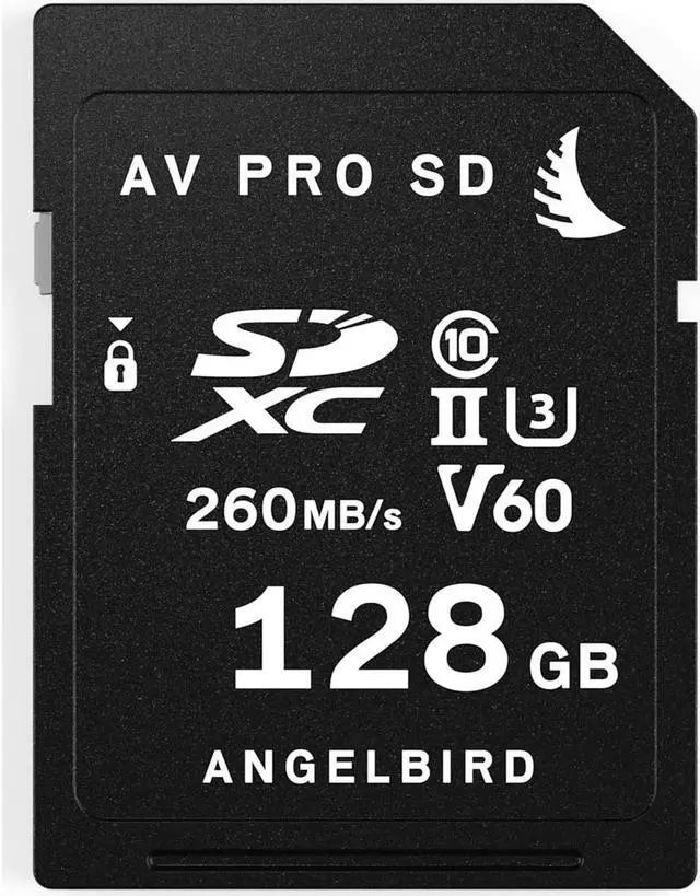 Alt view image 5 of 6 - Angelbird AV PRO SD Card MK2 - V60-128 GB - SDXC UHS-II - SD Card - for 4K - Photo and Video
