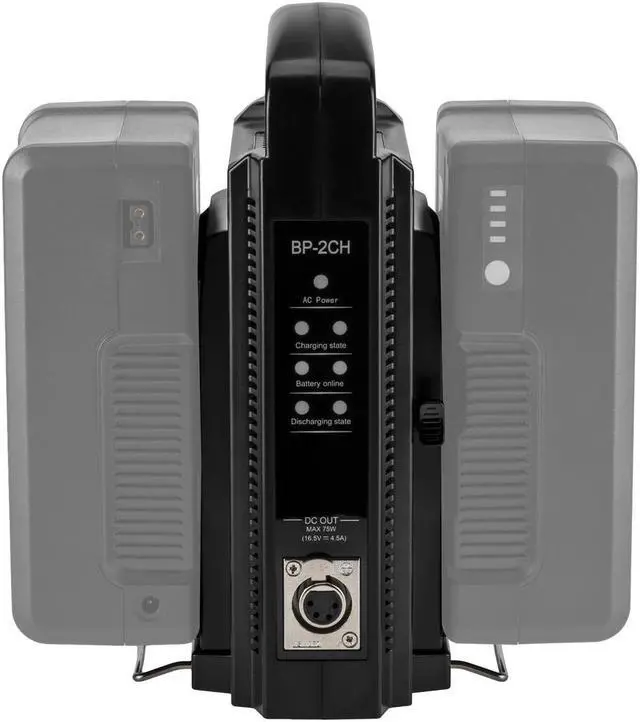 Alt view image 5 of 7 - Green Extreme Dual Position Li-Ion Battery Charging/Power Station (V-Mount)