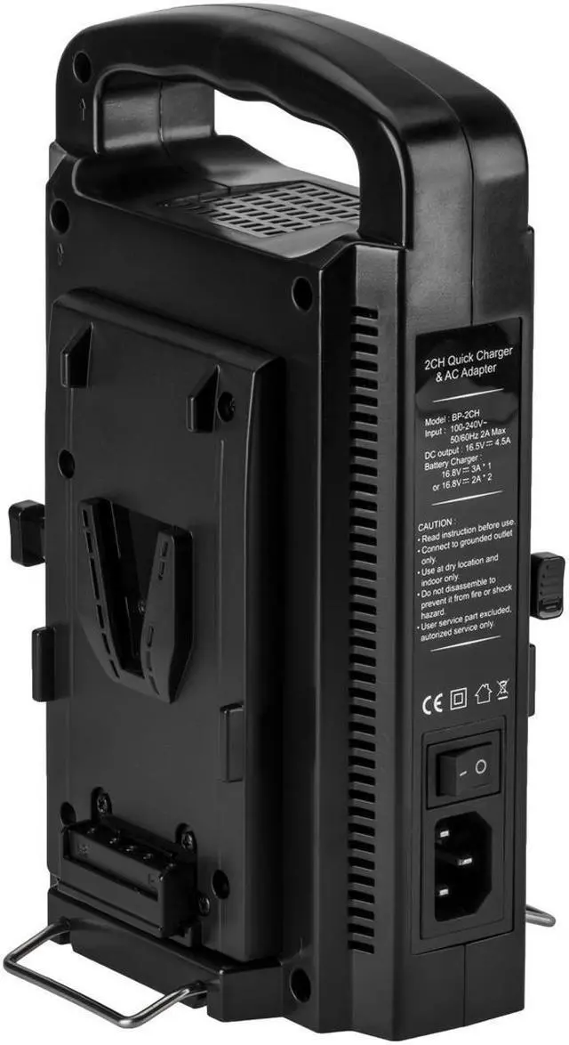 Alt view image 2 of 7 - Green Extreme Dual Position Li-Ion Battery Charging/Power Station (V-Mount)