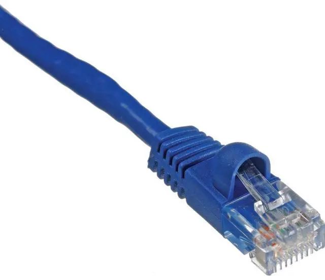 Alt view image 4 of 7 - Comprehensive CAT5-350-50BLU 50 ft. Cat 5E Blue 350 Mhz Snagless Patch Cable