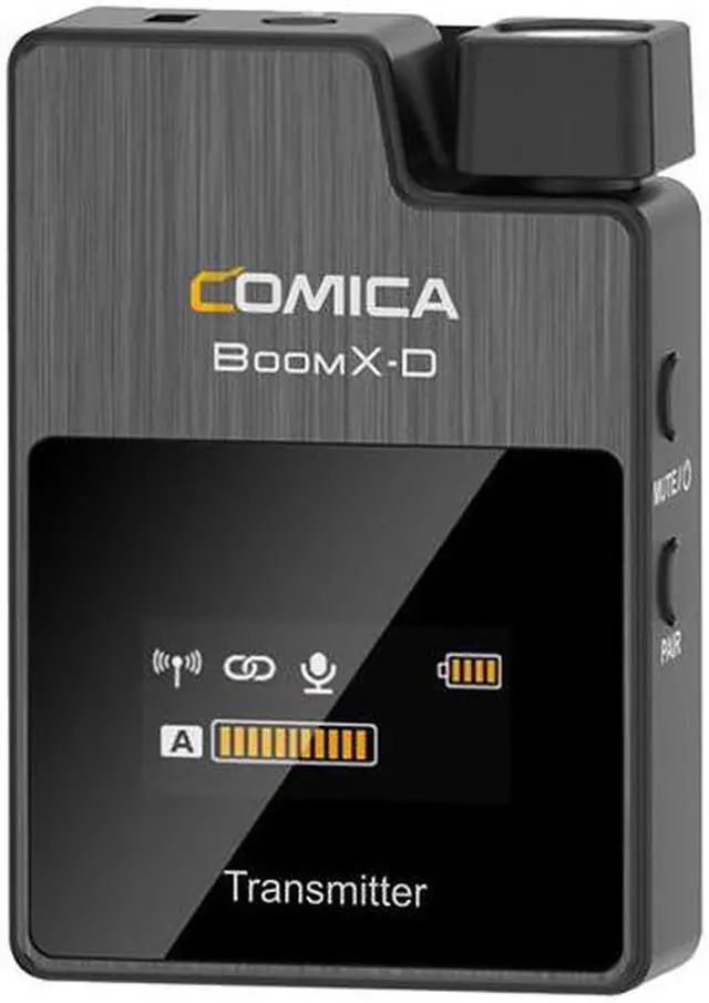 Alt view image 2 of 4 - Comica BoomX-D Compact 2.4 GHz Dual Wireless Microphone System with Transmitter & UC Receiver for Android Smartphones