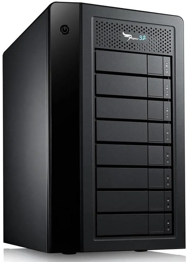 Alt view image 4 of 4 - Promise Technology Pegasus32 R8 64TB (8x8TB) 8-Bay Thunderbolt 3/USB 3.2 Array