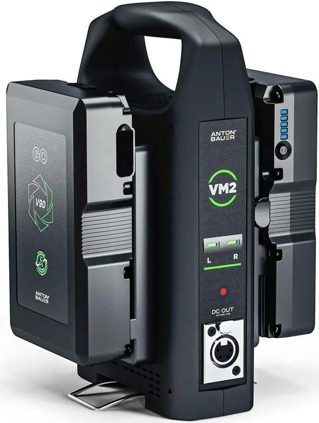Alt view image 5 of 7 - Anton Bauer VM2 Dual V-Mount Charger #8475-0143