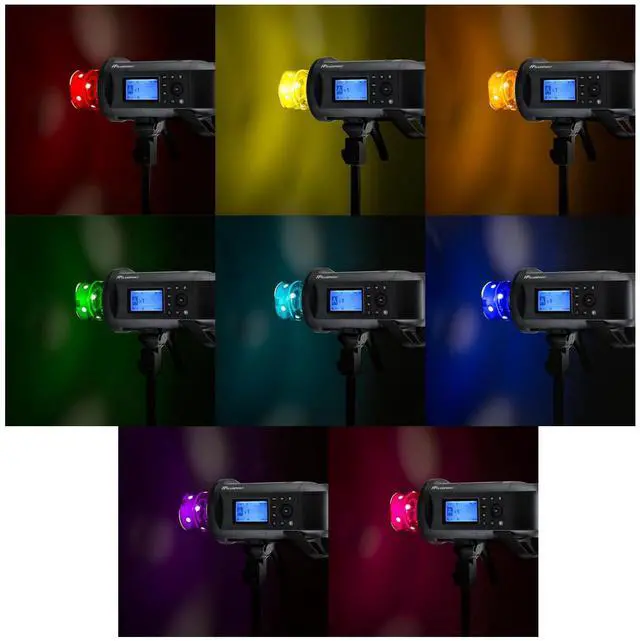 Alt view image 5 of 5 - Flashpoint Flashpoint Creative Color Gel Kit Compatible with Godox AD600Pro and Flashpoint XPLOR600 Pro Monolights