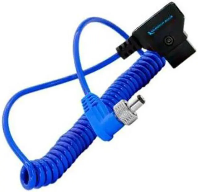 Main image of Kondor Blue Coiled D-Tap to Locking DC 2.1mm Right Angle Cable #KB-DCTAP-2.1LOCK