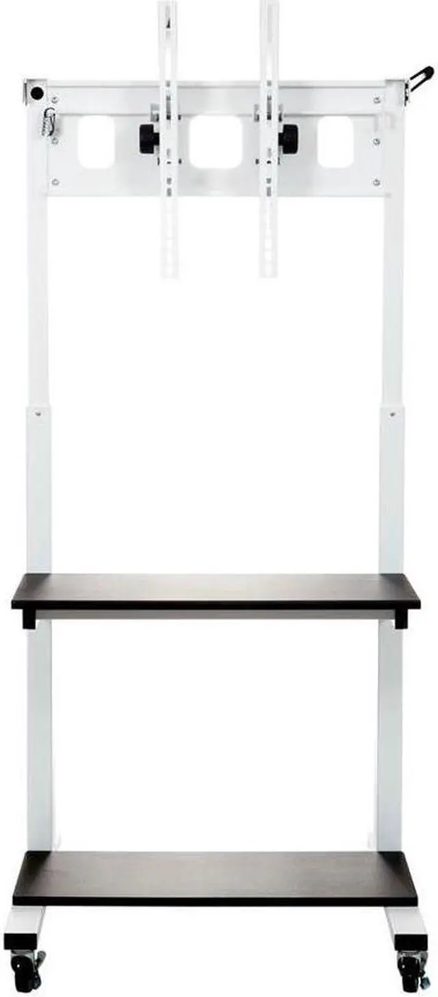 Alt view image 20 of 20 - Luxor Home Office Crank Adjustable Flat Panel CLCD LCD TV Cart