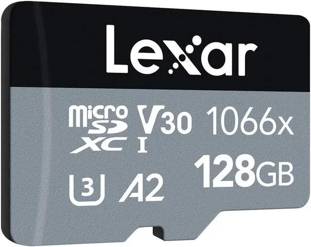 Alt view image 2 of 4 - Lexar Professional MicroSDXC 128GB 1066x UHSI Class 10 W Adapter