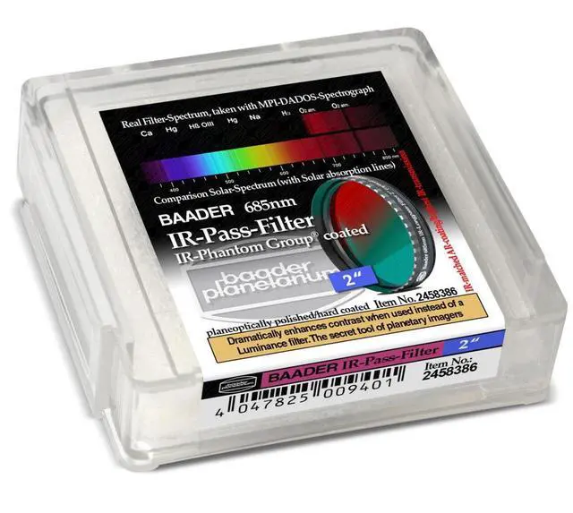 Alt view image 2 of 3 - Baader Planetarium 2" IR Pass Telescope Filter