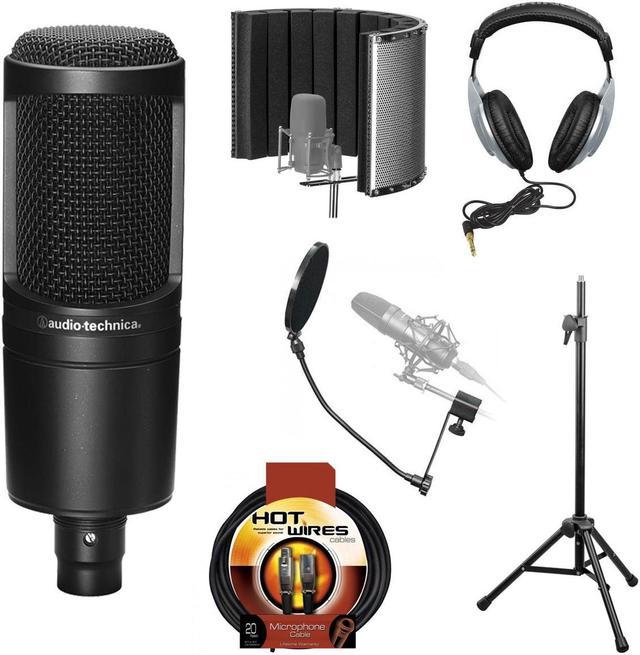 Audio-Technica AT2020 Cardioid Condenser Microphone Recording