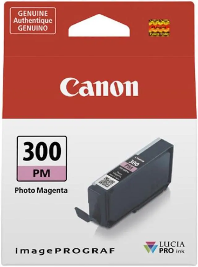 Alt view image 3 of 12 - Canon LUCIA PRO PFI-300 Original Inkjet Ink Cartridge Magenta 4195C002
