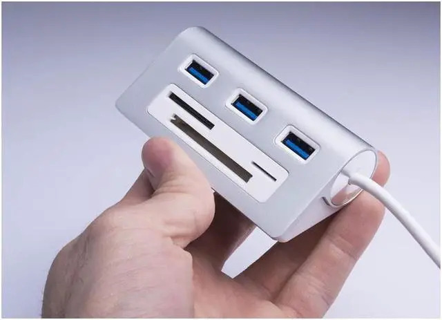 Alt view image 19 of 20 - Sabrent 3 Port Usb 3.0 Hub With Cf/Sd/Tf Card Reader