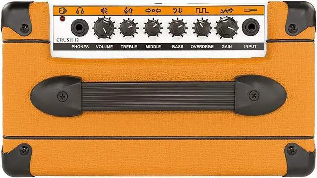 Alt view image 11 of 11 - Orange Amplifiers Crush12 12W 1x6 Guitar Combo Amp Orange