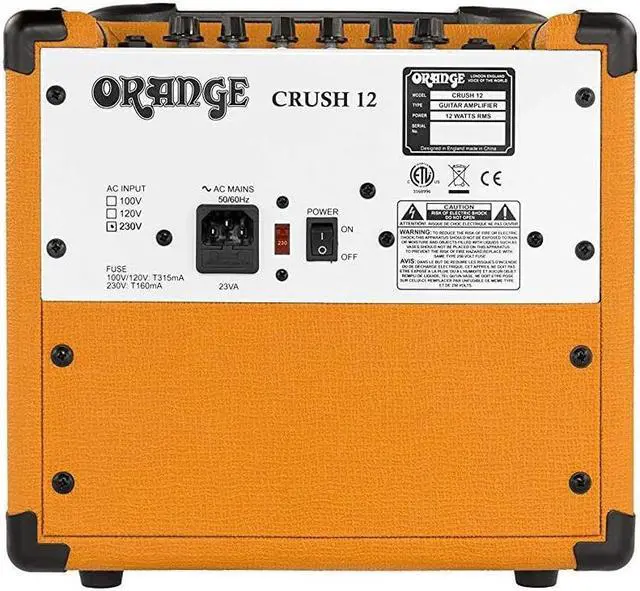 Alt view image 10 of 11 - Orange Amplifiers Crush12 12W 1x6 Guitar Combo Amp Orange