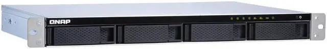 Alt view image 10 of 20 - QNAP TS-431XeU-8G-US 4-bay 1U Short-Depth Rackmount NAS (8GB RAM version) with Builti-in 10 GbE Network