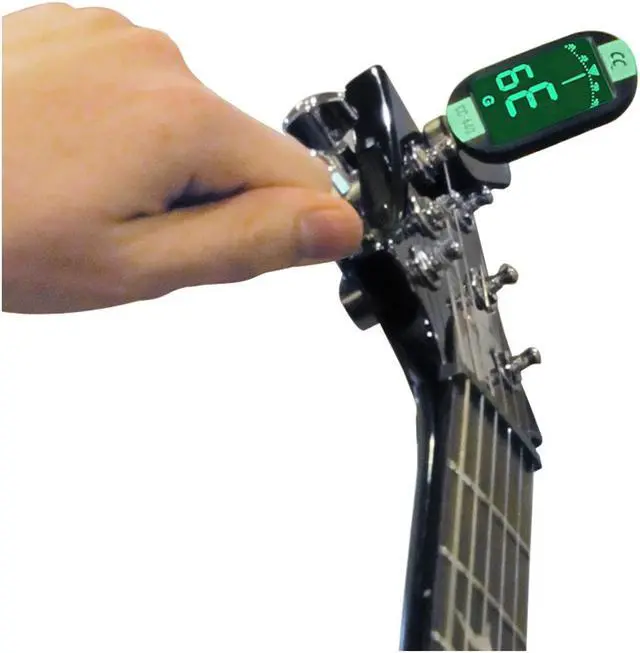 Alt view image 5 of 5 - ChromaCast 440 Series Clip-On Chromatic Tuner, Surf Green
