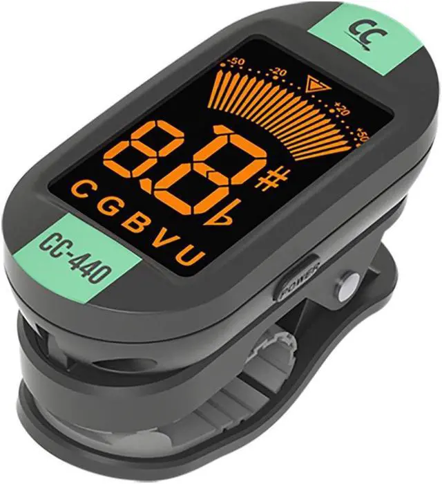 Alt view image 2 of 5 - ChromaCast 440 Series Clip-On Chromatic Tuner, Surf Green