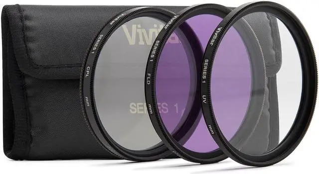 Alt view image 7 of 8 - Vivitar 3 Piece Lens Filter Kit - 49mm