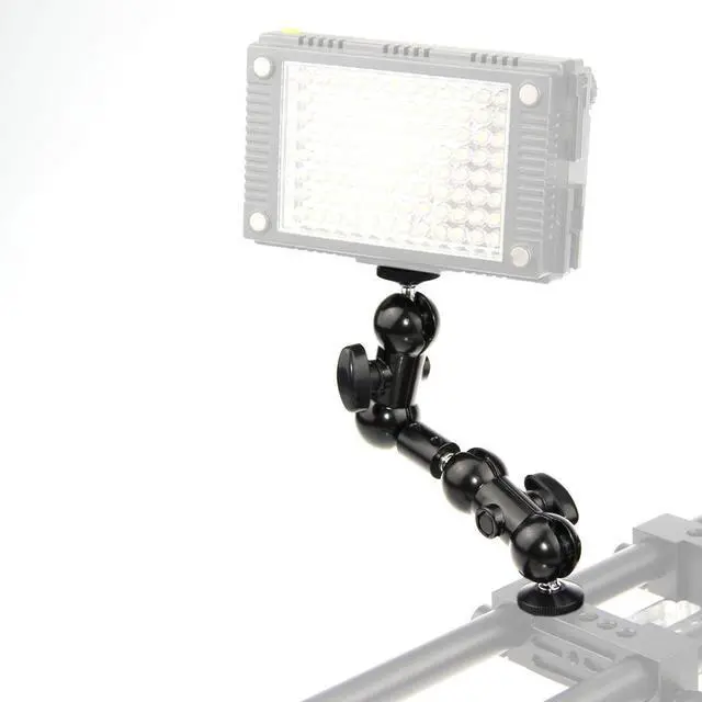 Alt view image 5 of 5 - CAMVATE 7.5" 360 Degree Extension Arm with Ball Head Mounts for Camera Monitor LED Light, Black Knobs