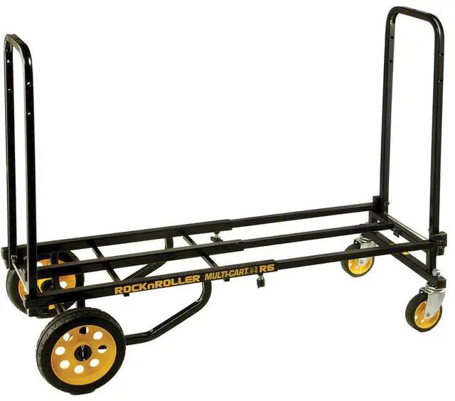 Alt view image 6 of 8 - Rock N' Roller Multi Cart R6RT Mini Dolly 500 lb Capacity Hand Truck w/ R Trac