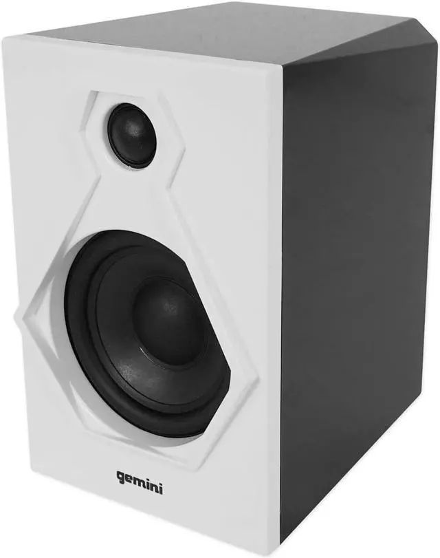 Alt view image 5 of 9 - Gemini TT-900BW TT-900B Vinyl Record Player Turntable with Bluetooth and Dual Stereo Speakers (White)