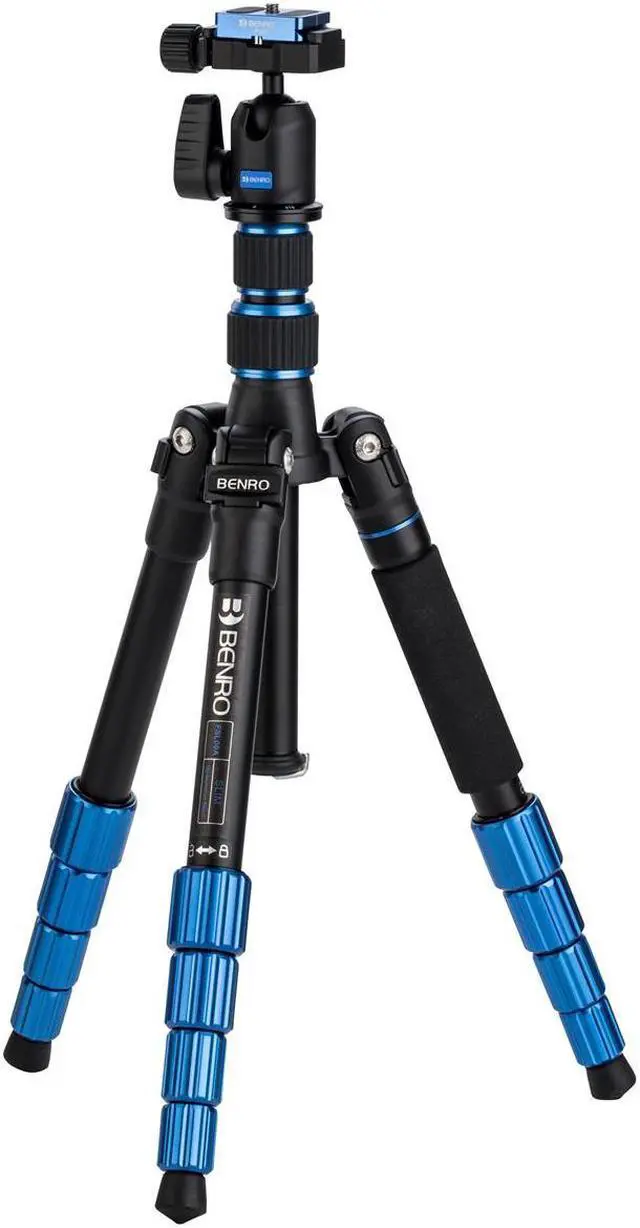 Main image of Benro 5-Section Aluminum Slim Travel Tripod with N00 Ball Head