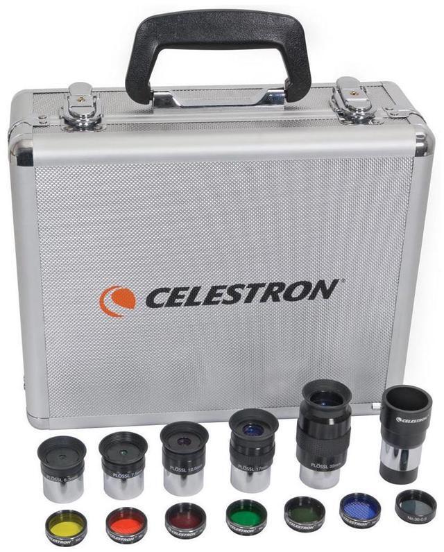 Alt view image 2 of 5 - Celestron NexStar Evolution 8, Schmidt-Cassegrain Telescope with integrated WiFi - with Deluxe Accessory Kit (5 Celestron Plossl Eyepieces, 1.25" Barlow Lens, 1.25" Filter Set, Accessory Carry Case