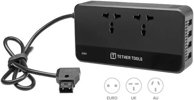 Main image of Tether Tools ONsite D-Tap to AC Power Supply, 220V International Version