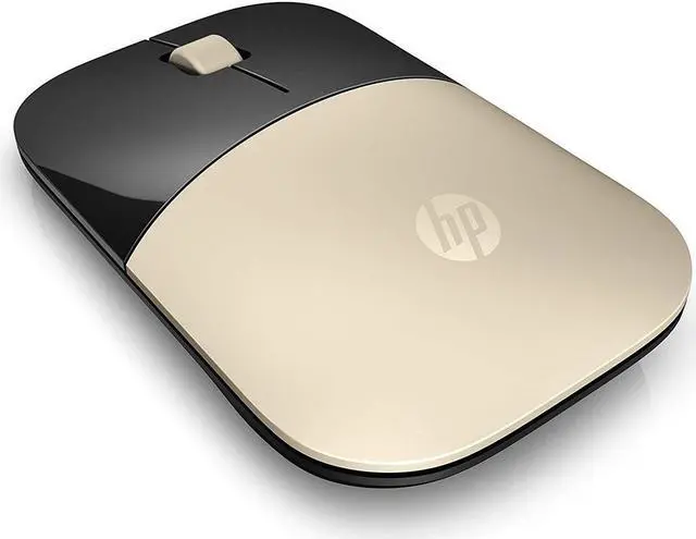 Alt view image 12 of 15 - HP Z3700 2.4GHz Wireless Mouse Gold/Black (X7Q43AA#ABL)