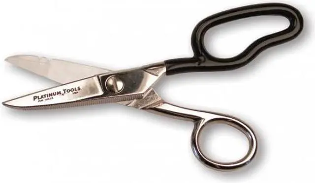 Alt view image 5 of 6 - Platinum Tools 10525C Platinum Tools Prof Electrician Scissors - Black