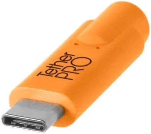 Alt view image 2 of 2 - Tether Tools TetherPro USB-C to USB-C Cable, 3', Orange
