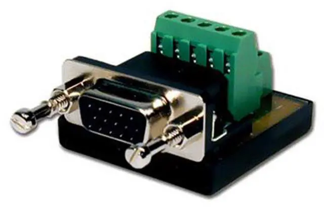 Main image of Comprehensive HD15 Pin Female to Terminal Block #HD15J-TB