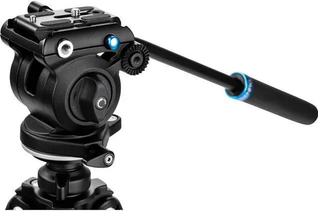 Alt view image 5 of 11 - Benro S2PRO Video Head 5.5 lb load 60mm flat base with 3/8"-16 thread