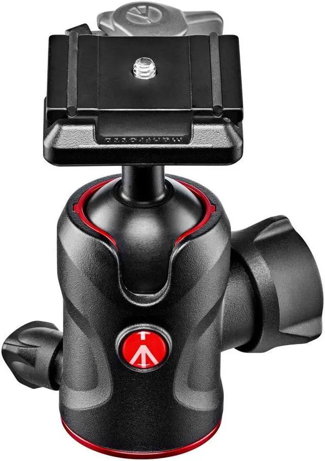 Alt view image 10 of 15 - Manfrotto 496 Center Ball Head with 200PL-PRO Quick Release Plate #MH496-BHUS
