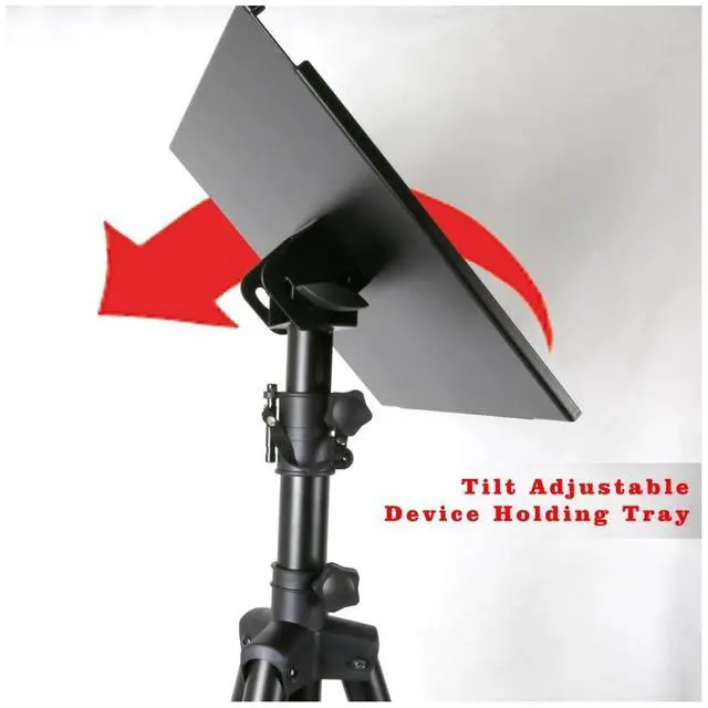 Alt view image 12 of 20 - Pyle PLPTS7 Universal Device Stand with Height Adjustable Tripod Mount for Projector, Laptop, Notebook, Mixer and DJ Equipment