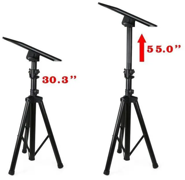 Alt view image 11 of 20 - Pyle PLPTS7 Universal Device Stand with Height Adjustable Tripod Mount for Projector, Laptop, Notebook, Mixer and DJ Equipment