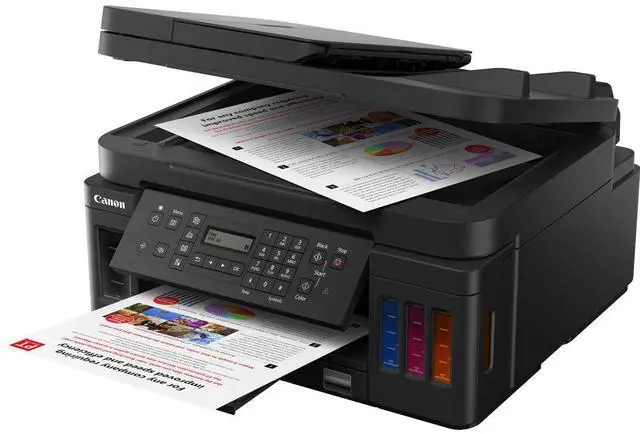 Alt view image 15 of 20 - Canon PIXMA G7020 Wireless MegaTank All-in-One Printer