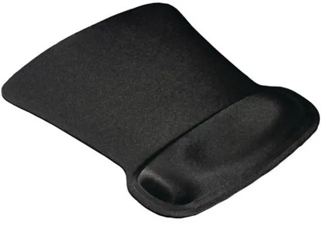 Alt view image 7 of 7 - Allsop 30191 Ergoprene Gel Mouse Pad With Wrist Rest, Black