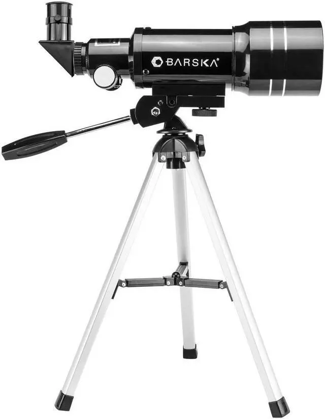 Alt view image 4 of 8 - Barska 30070 - 225 Power Starwatcher Telescope, Black, Medium,